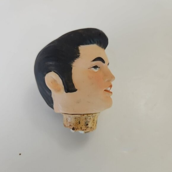 McCormick Elvis Presley Yours Elvis '55 Whiskey Decanter Music Box 15" Porcelain - Picture 7 of 11